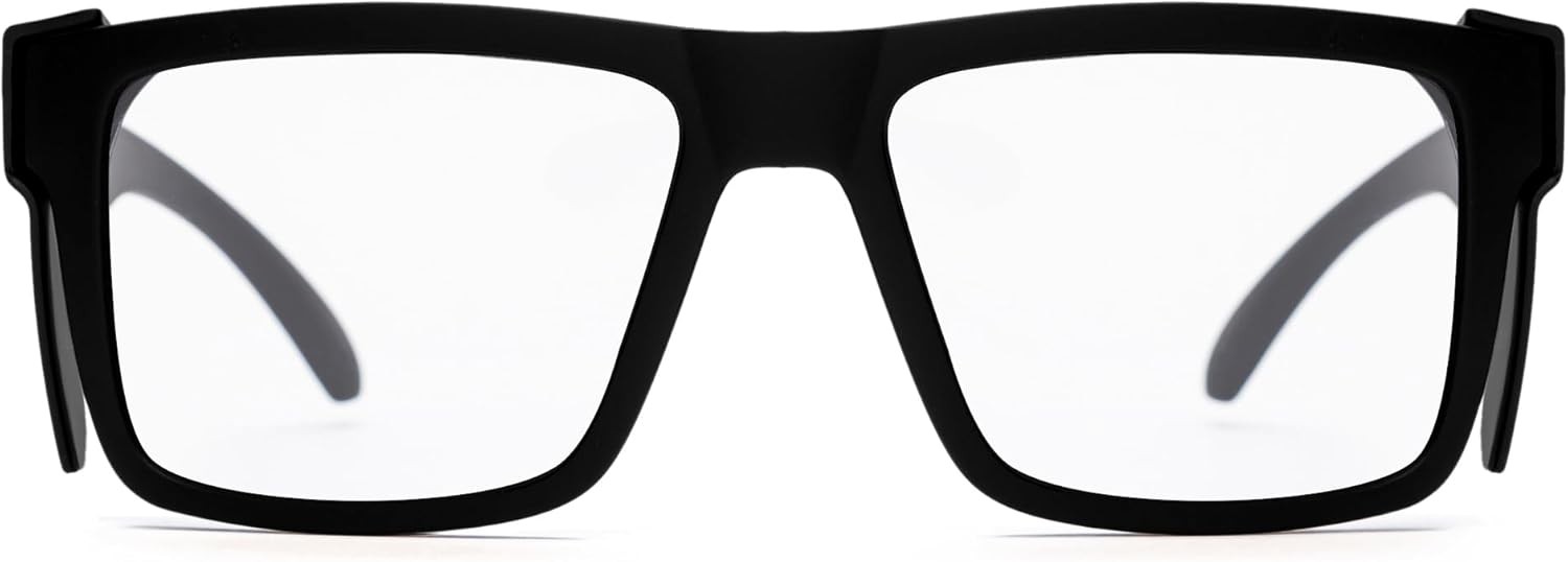 UV400 Bluelight Transition Photochromic Safety Glases Anti Matte Black 
