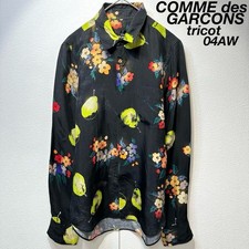 04AW Tricot COMME des GARCONS All-over floral design shirt, size M