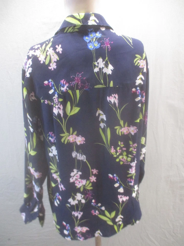 Top Philosophy Talla S Mujer Multicolor Floral Manga Larga Cuello Botones 447 Foto 4 de 4