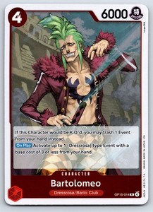 Bartolomeo - Adventure on Kami's Island (OP15-014/163) - Rare Foil