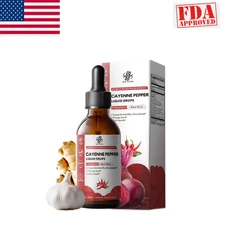 Cayenne Pepper Drops Supplement Liquid + Hawthorn Beet Root Liquid Drops 2oz