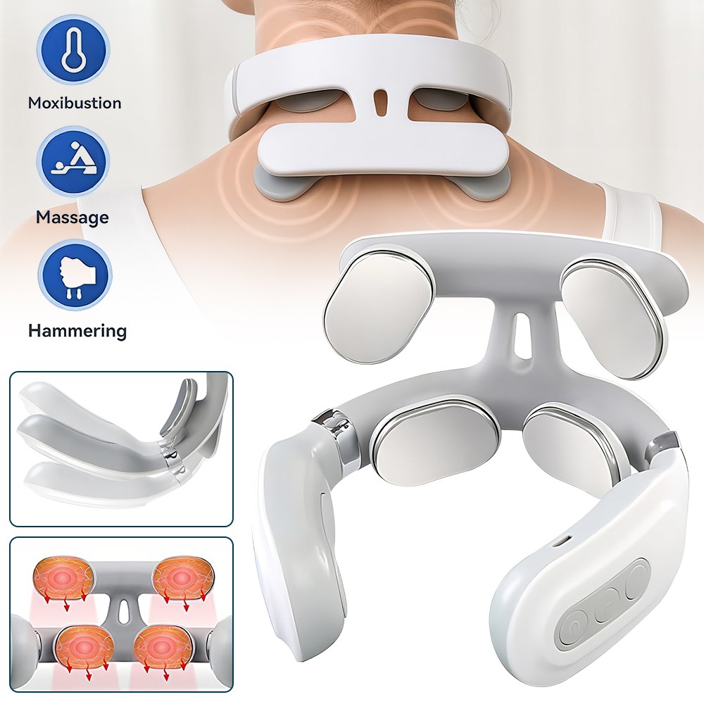Neck Massager for Neck Pain Electric Neck Massager with Heat for Home Office