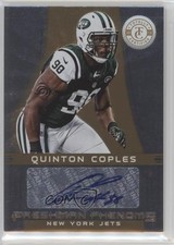2012 Totally Certified Platinum Gold 14/25 Quinton Coples #161 0c2