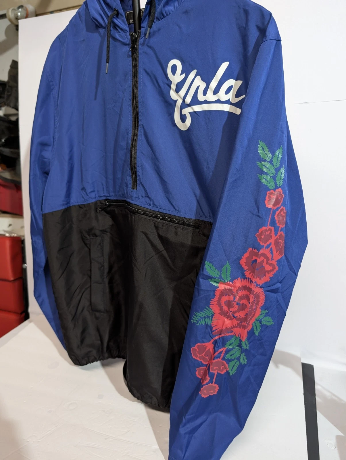 Young & Reckless Men's Lightweight Jacket with Print Blue And Black