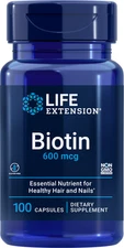 Life Extension BIOTIN 600 Mcg 100 capsules