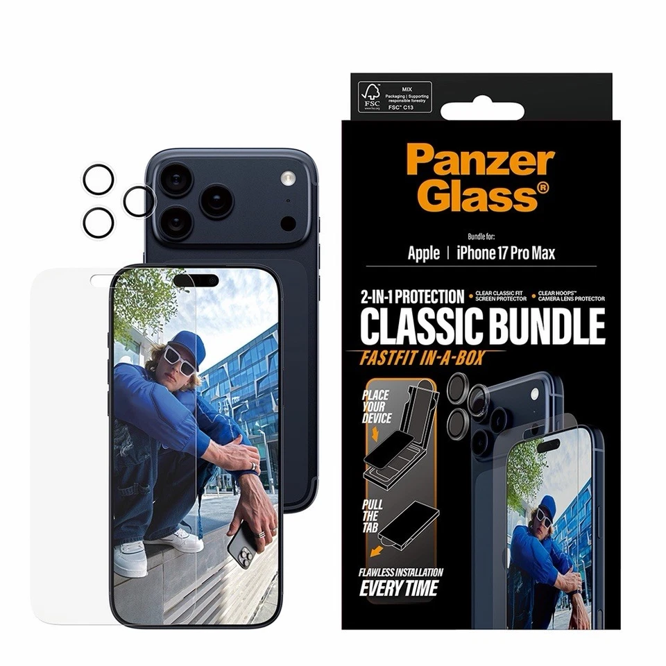 PanzerGlass 2in1 Classic Fit+Hoops for iPhone 17 Pro Max - Image 4 of 4