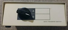 Vintage 2 Way Manual Data Transfer Switch Box AB 25pin Input Output Connections