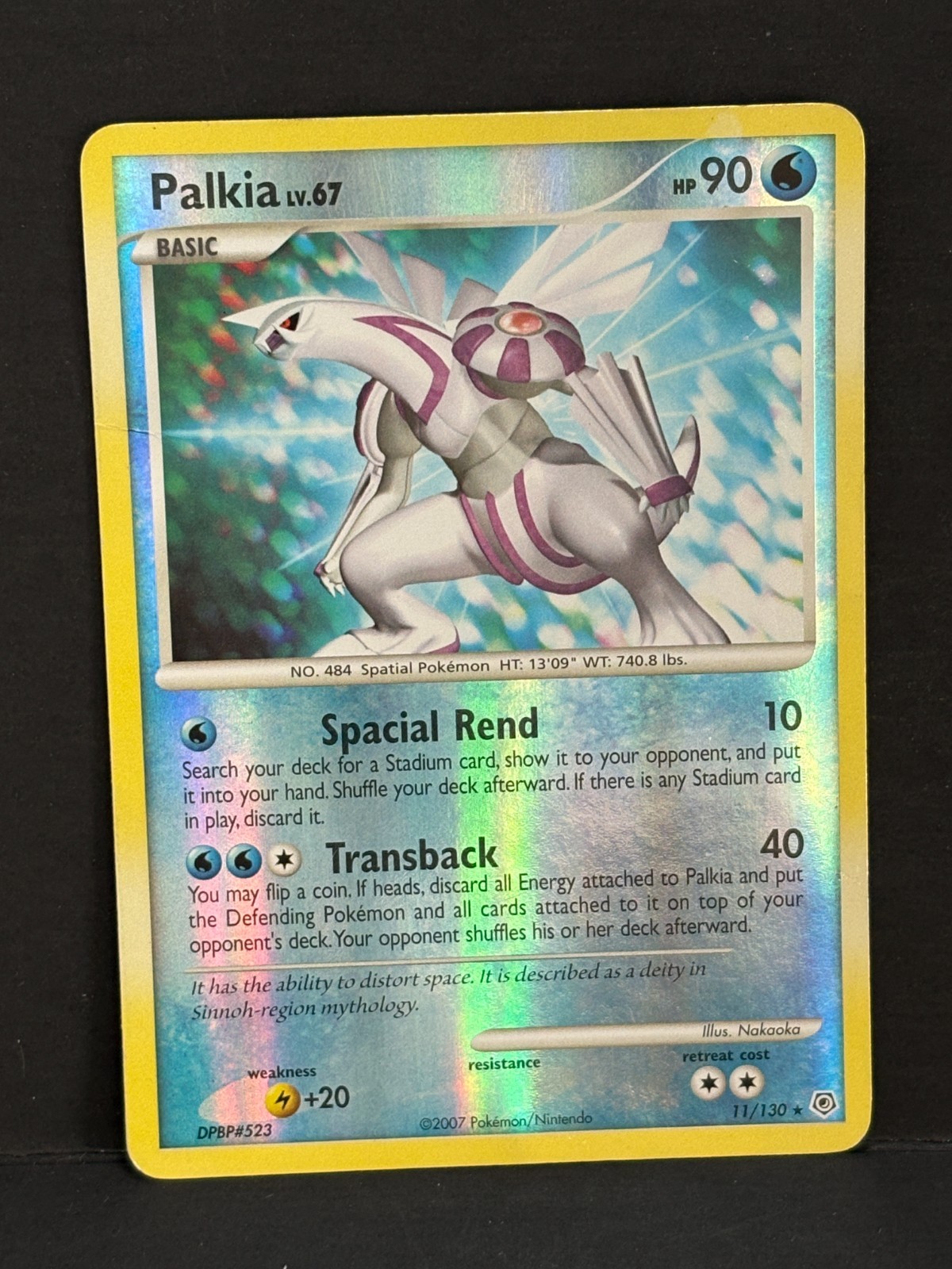 Palkia 11/130 Diamond and Pearl Reverse Holo