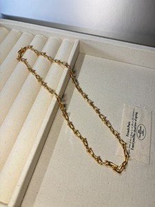 Authentic 925 Silver Gold Plated Horseshoe Clasp Chain Necklace Dainty