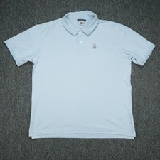 Psycho Bunny Shirt Mens XXL Blue Polo Short Sleeve Pique Golf Tennis Preppy