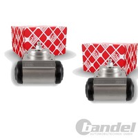 2X febi bilstein Radbremszylinder Passend FüR Dacia Dokker Duster Lodgy Logan