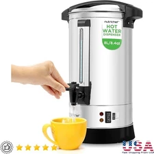 Electric Hot Water Dispenser Stainless Steel 8L Kettle W/ Keep Warm Function New