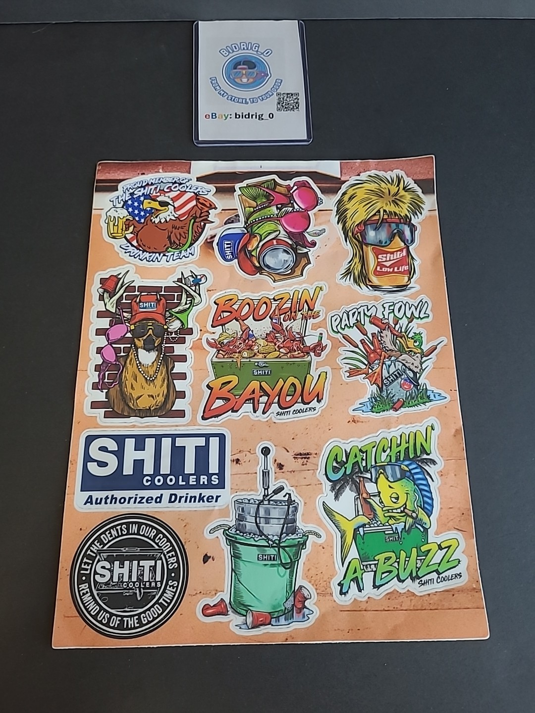 10 Piece Vinyl Stickers Set.