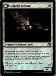Lunarch Veteran // Luminous Phantom - Innistrad: Midnight Hunt (Foil)