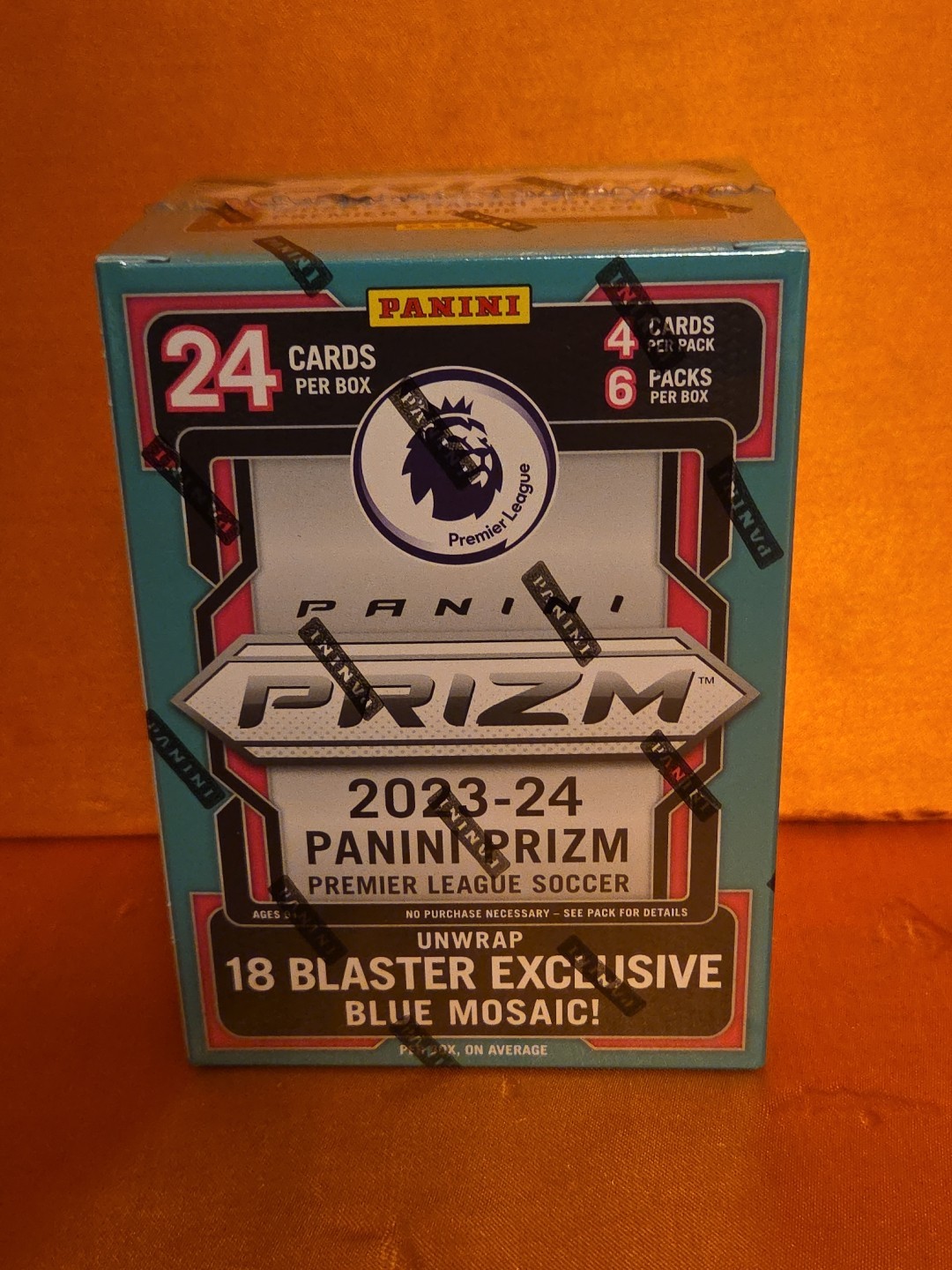 PANINI PRIZM 2023-24 PREMIER LEAGUE SOCCER FACTORY SEALED BLASTER (6 PACK) BOX