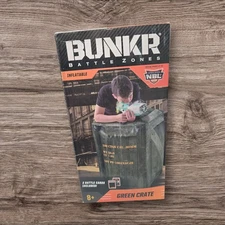 Bunkr Battle Zones Inflatable Green Crate *2 battle cards included*