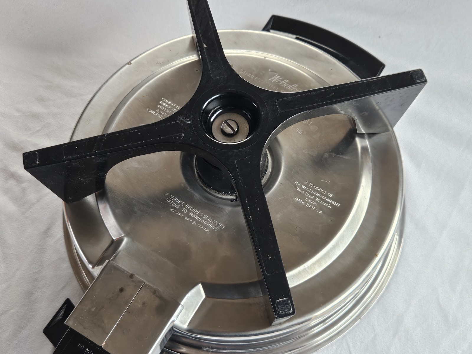 Webalco Electric Skillet # 17209 Vintage Completely Immersible Home Cooking 