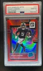 2022 Donruss Optic Drake London Red Hyper Rated Rookie #207 Falcons PSA 10