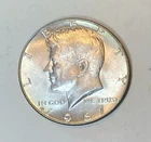 1967 Kennedy half dollar 40% silver circulated