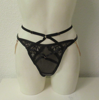 Hunkemöller Private Collection  String  Hicate  Gr   L ,neu mit Etikett,schwarz