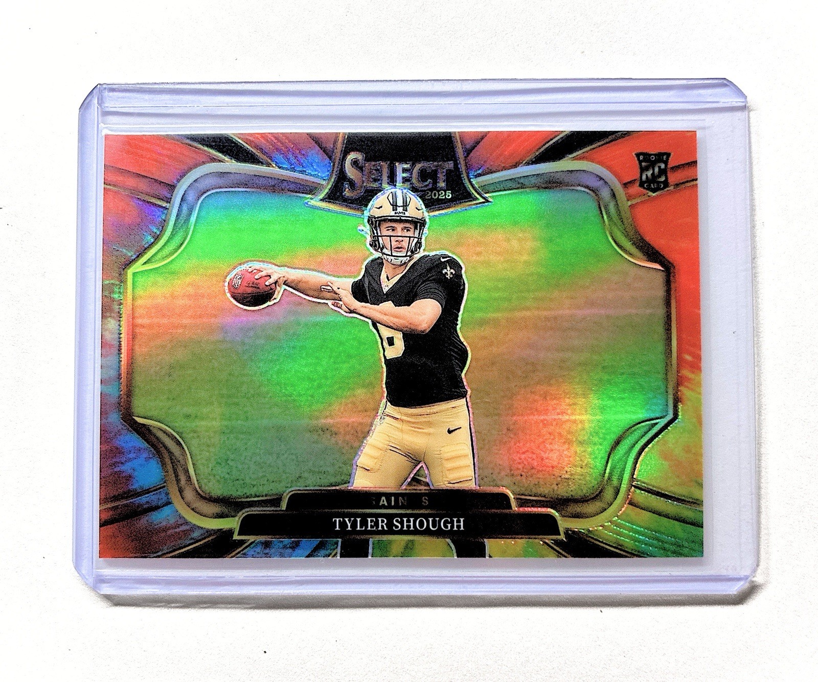 Tyler Shough 2025 Select Tie Dye /25 Field Level SSP Saints Rookie #441