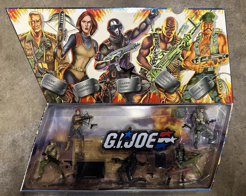 GI Joe 25th Anniversary JOE And COBRA Battle Pack 5 Figure Sets NIB - Image 2 of 2