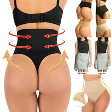 Womens Waist Tummy Control Thong Body Shaper Panty Trainer Butt Lifter Knickers