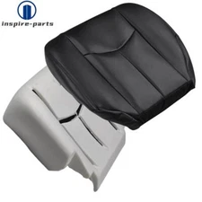 Driver Bottom Seat Cover & Foam Cushion Pad for Chevy Silverado GMC Sierra 03-06