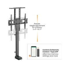 Motorized TV Lift Stand Mount App or Remote Control 40/43/50/55/60/65/70/75/80"