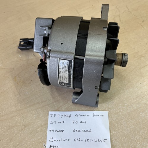 TY24468 Alternator John Deere 24 Volt eBay