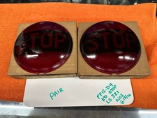 Nos Pair Vintage Kd Lamp Ls321 Stop Light Glass Lens Kd254 Truck Travel Trailer