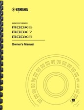 Yamaha MODX6 MODX7 MODX8 Synthesizer OWNER'S MANUAL and SUPPLEMENTARY MANUAL