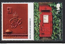 Great Britain 2009 single 1st Smiler Sheet commemorative stamp with label.