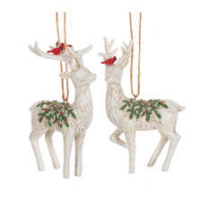 Winterberry Deer Ornaments
