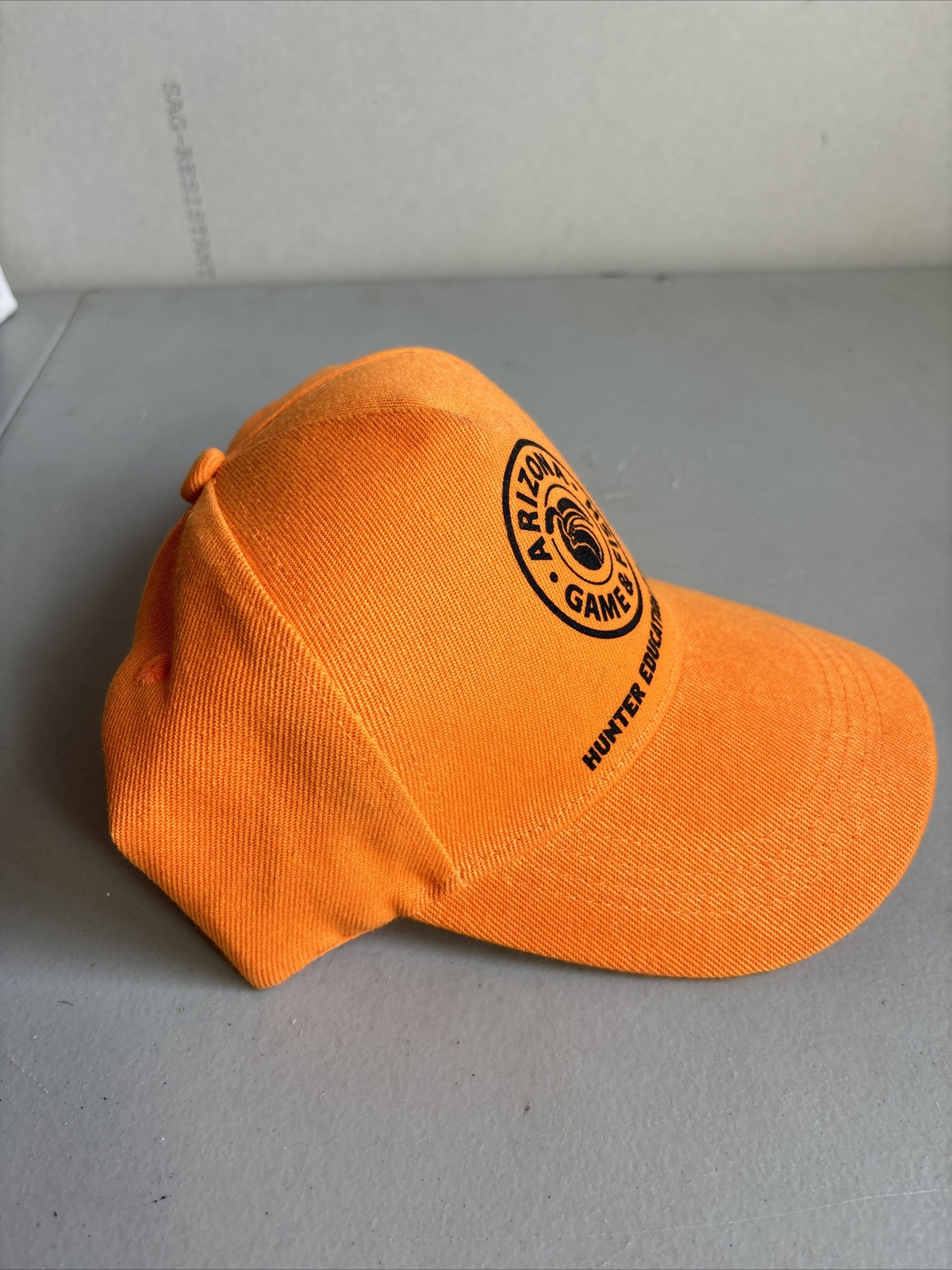 Orange Hunting Hat Strapback Adjustable Hunter Ed… - image 5