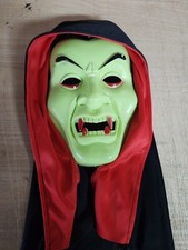 Dracula Halloween Mask Vampire Used