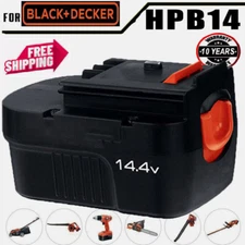 4.8Ah for BLACK+DECKER 14.4V Slide Battery HPB14 FIRESTORM FSB14 499936-34 A14