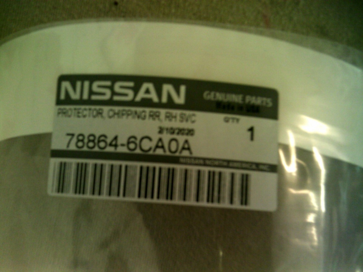 Genuine Nissan Stone Deflector 78864-6ca0a for sale online