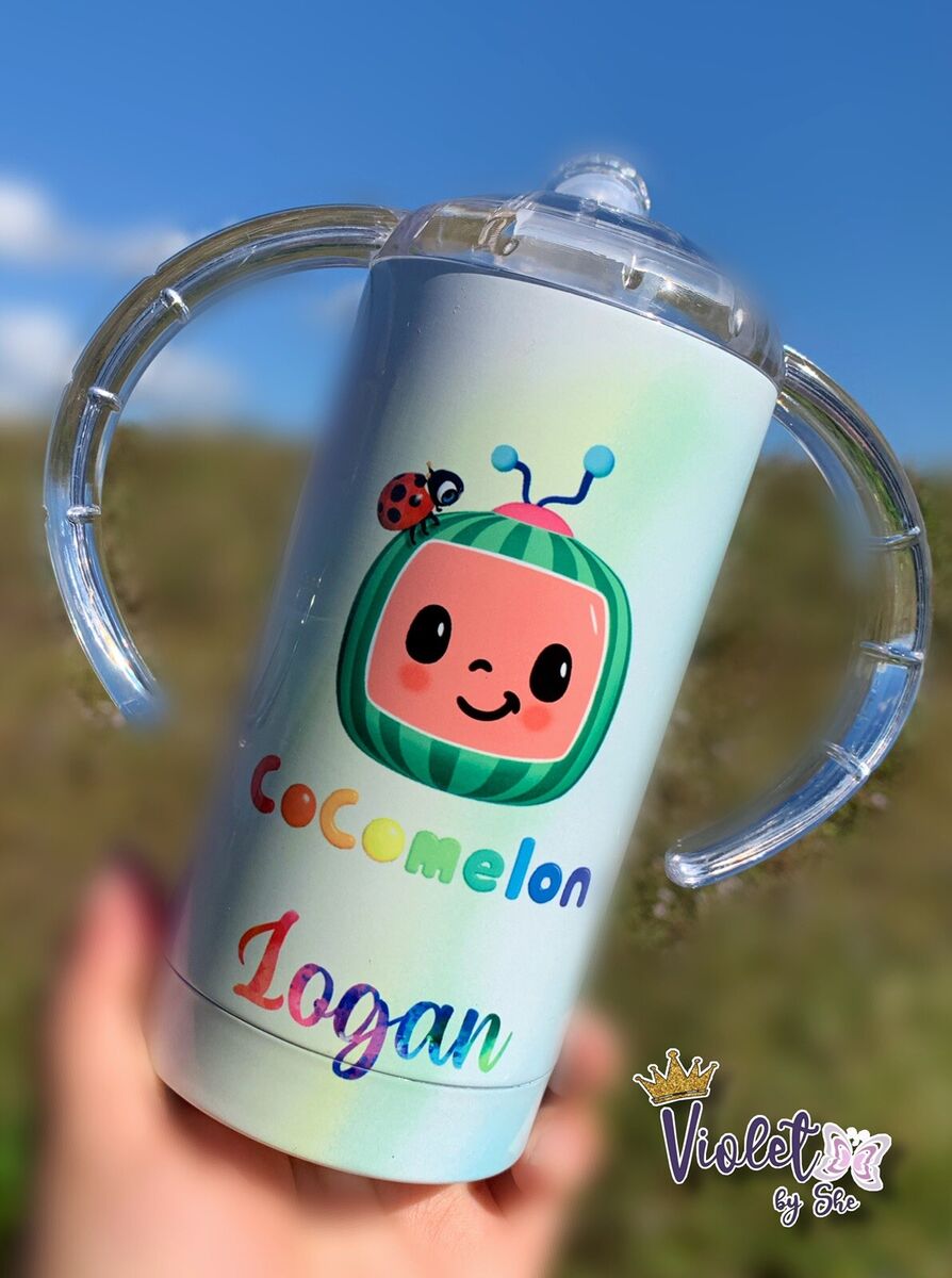 Custom/Personalized 12oz Kids Sippy Cup Stainless Steel Spill