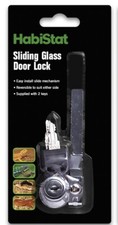 Habistat Viv Lock 90mm Vivarium sliding glass door lock two keys