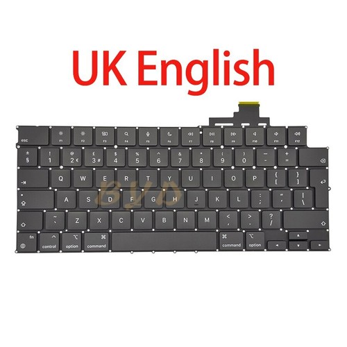 New Laptop Keyboard Replacement For MacBook Air M2 13" Retina A2681 UK 2022 Year - Picture 2 of 4