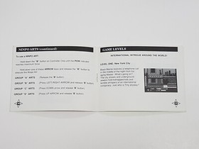 Wrath of the Black Manta autentico originale NES solo manuale Nintendo