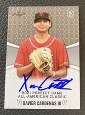Xavier Cardenas III Signed 2021 Leaf Perfect Game American Classic Baseball Card
