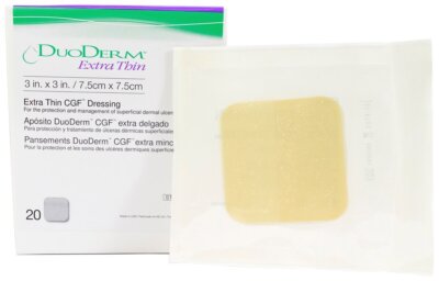 DuoDerm Extra Thin Dressing 6'' x 7'' Triangle BX of 10