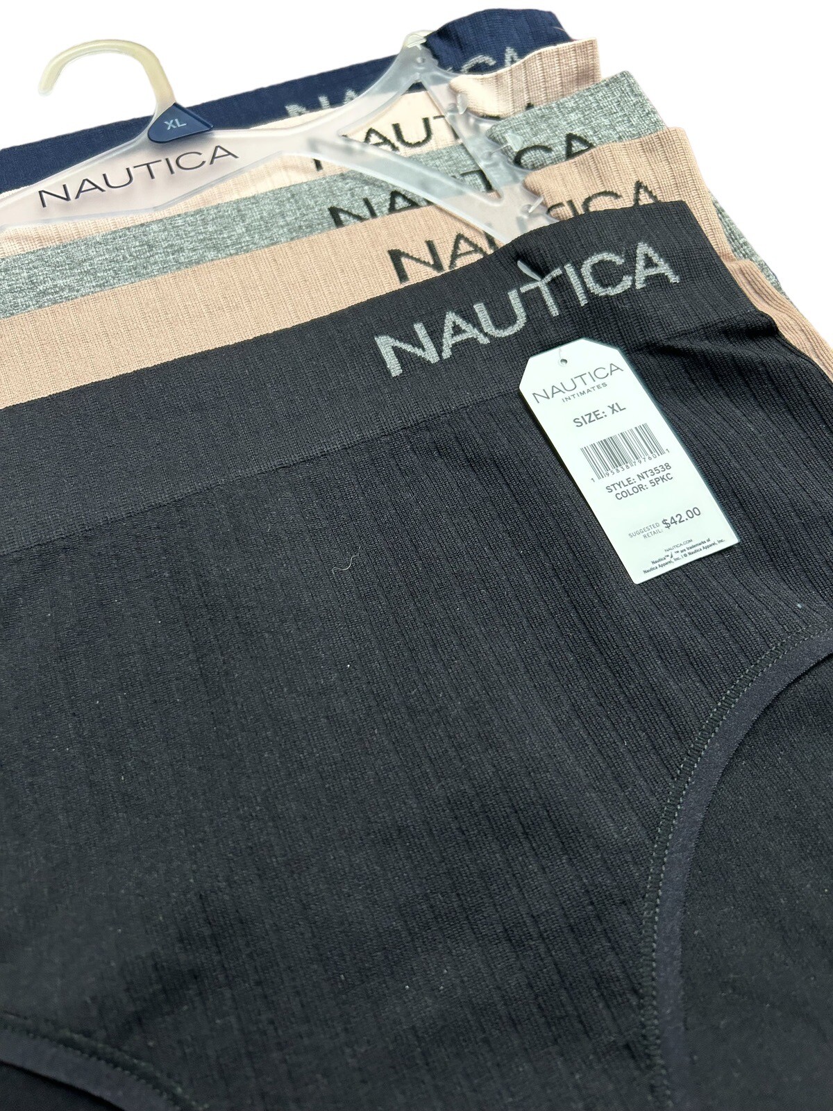NÁUTICA Women's High Waist NT3538 Underwear Panties Blend Material 5