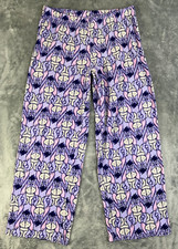 Eeyore Pajama Lounge Pants Women's Large Purple Fleece Disney Winnie the Pooh