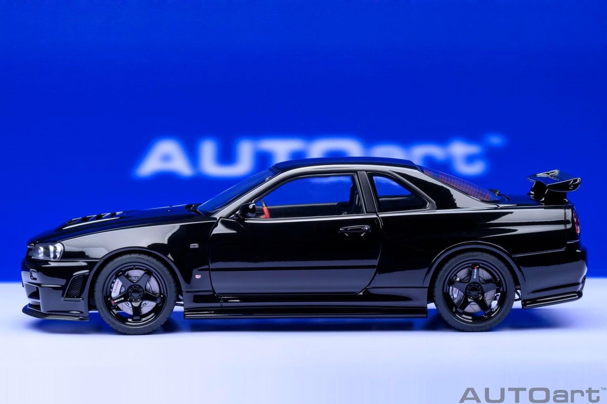 ミニカー AUTOart#77464 1/18 NISMO R34 GT-R Z-TUNE AUTOart 1/18 NISSAN SKYLINE NISMO R34 GT-R Z-tune Black Pearl