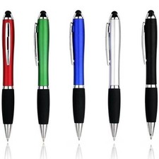 5X New 2-in-1 Universal Touch Screen Stylus w/ Ballpoint Pen For Phone Tablet PC
