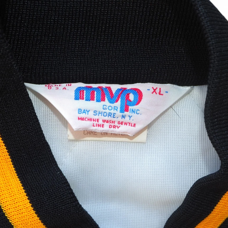 Chaqueta Bomber MVP Vintage Años 80 90 Iowa Hawkeyes Satinado Hecha en EE. UU. XL Foto 3 de 4