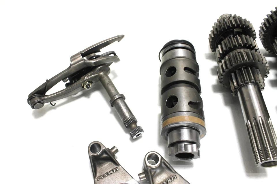 2002 02 DUCATI SUPERSPORT 750 IE ENGRENAGENS DE TRANSMISSÃO MOTOR MOTOR TRANNY - Imagem 3 de 4